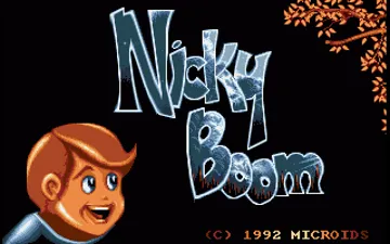 Nicky Boom screen shot title